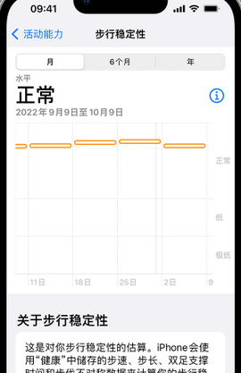 新罗iPhone手机维修如何在iPhone开启'步行稳定性通知'