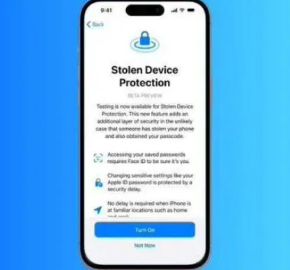 新罗苹果授权维修店分享被盗设备保护功能开启方法 