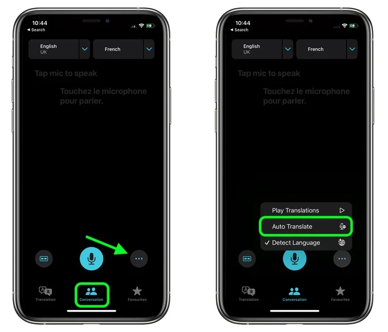 新罗苹果手机维修分享iOS 15 “翻译” App 新改进 